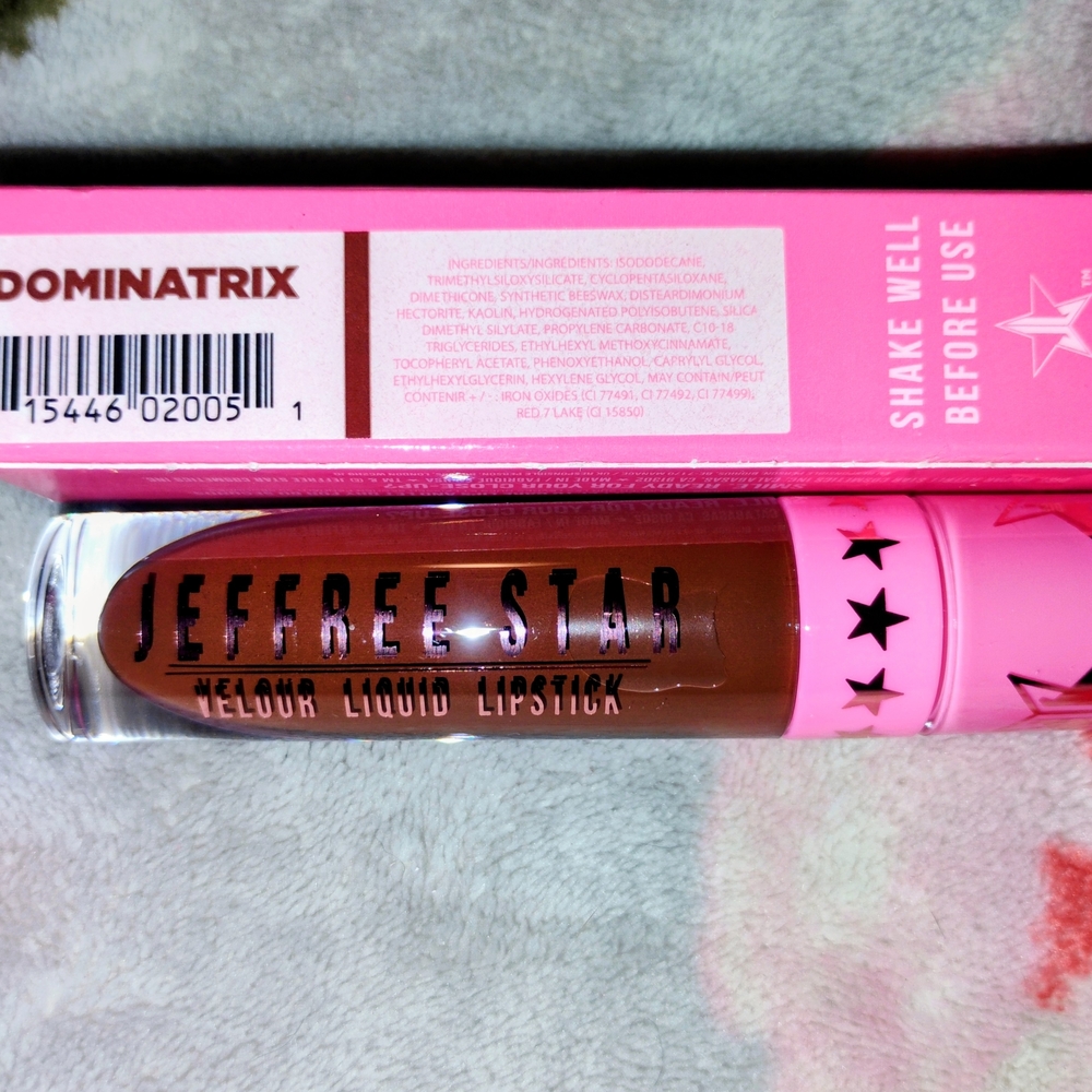 Jeffree Star Velour Liquid Lipstick - Dominatrix Brown with Pink Cap